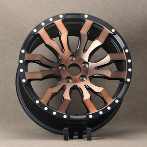 Vente en gros d'usine, jantes tout-terrain 4x4, 5x114.3, 6x139.7, <span class=keywords><strong>jante</strong></span> à anneau simulé Beadlock, 17, 18, 19, 20 pouces, <span class=keywords><strong>jante</strong></span> en alliage avec moletage - Product Image 2