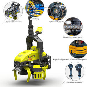 XUVOL XVF-500E, Tractor con Garra Rotatoria para Troncos, a Gasolina, Equipo de Tala de Árboles, Maquinaria Forestal, Motor para Árboles Forestales - Product Image 3