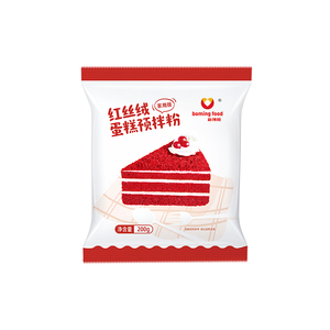 Torta di velluto rosso senza uova premiscela torta di velluto rosso miscela di polvere per l'industria pasticceria e settore - Product Image 4