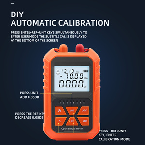 Medidor de Potência Óptica de Fibra All-IN-ONE-70 + 6 DBm/-50 a + 26dbm Fiber Optic Cable Tester 5mw 15MW Visual Fault Locator - Product Image 6