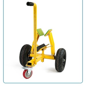 Chariot de manutention du verre industriel - Chariot à 3 roues durable pour un transport sûr du verre - Product Image 3