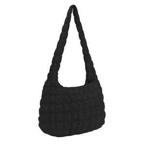 Sac à bandoulière matelassé en nylon motif peau de serpent Jianghu Designer pour femme avec fermeture auto-agrippante - Product Image 6