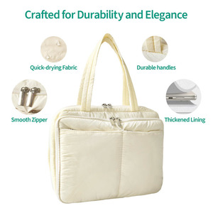 Nouvelle Housse de Bible de Luxe Grande Taille avec Poignées, Sac de Transport pour Bible pour Femmes, Sac Fourre-tout Souple et Spacieux pour Livres Féminins en Extérieur - Product Image 4