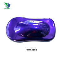 Peinture en poudre PPHC1602 bleu-royal violet à chaud, revêtement électrostatique en poudre époxy pure pour couverture