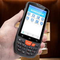 PDA industriel robuste Android 4 pouces ODM OEM avec lecteur de codes-barres Zebra, 4G, WiFi, BT, GPS, NFC, clavier, logistique d'inventaire