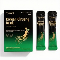 OEM Saveur naturelle de baies Soutien immunitaire Augmentation de l'énergie Amélioration de l'endurance Ginseng rouge coréen Liquide oral pour hommes