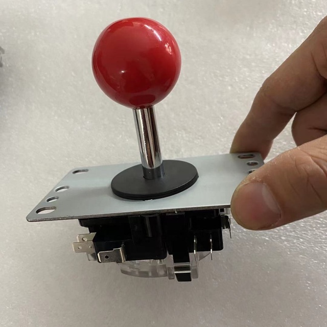 4 or 8 Directions Arcade Retro Game Console Red Knob Joystick for Fighting Machine