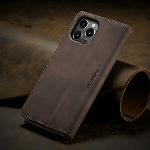 Étui en cuir de protection pour <span class=keywords><strong>iPhone</strong></span> 17 16 15 14 13 12 Mini 11 Pro Max X XR XS Max 7 8 Plus 5 5s <span class=keywords><strong>SE</strong></span> <span class=keywords><strong>2020</strong></span>, étui portefeuille à rabat avec support - Product Image 3