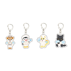 Vente en gros Spot : Porte-clés et pendentif de sac en acrylique anti-UV, version Q, motif dessin animé hivernal, accessoires de souvenir tendance, Star Periphery - Product Image 4