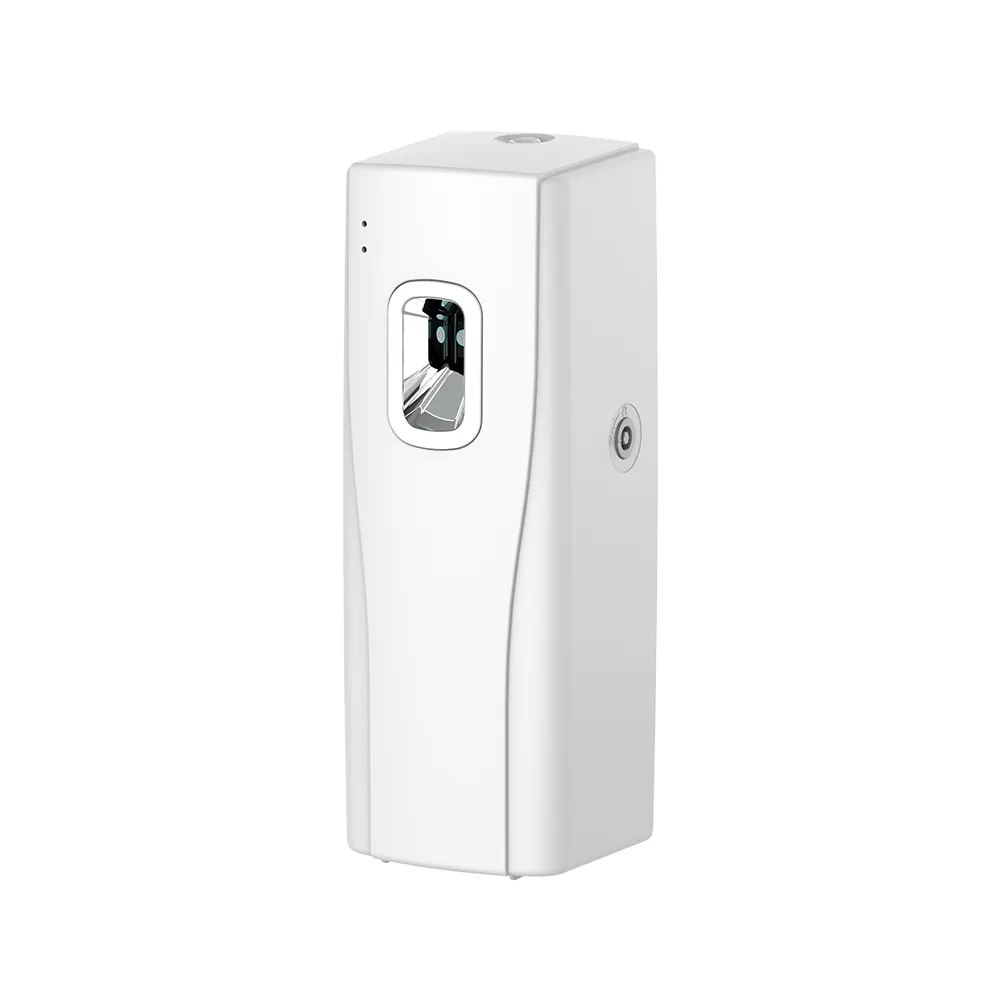 Dispensador automático de fragrância em spray para perfume, personalizável online, disponsor de aerossol de longa duração, funciona com bateria tamanho C