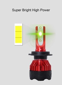 Kit de conversion de phares LED OEM K5 Faros Luces Bombillos Led H4 Ampoule de phare vert citron H8 H11 H7 Phare LED - Product Image 3