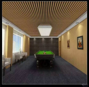 Plafond en aluminium avec impression par transfert de grain de bois, plaque en alliage d'aluminium pour décoration architecturale - Product Image 1