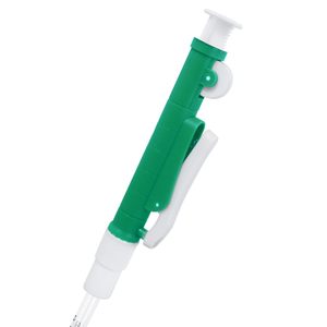 Pompes à pipettes manuelles 2 ml bleues, 10 ml vertes, 25 ml rouges, haute précision, pour pipettes jetables en plastique et en verre - Product Image 4
