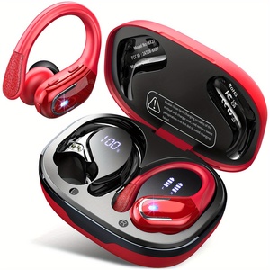 Nouveaux écouteurs sans fil pour les sports de course, écouteurs sans fil avec crochets d'oreille Pure Bass Sound, 60h <span class=keywords><strong>sur</strong></span> l'oreille casque avec double led - Product Image 1