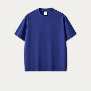 305gsm Thick 100% Cotton Knitted Short Sleeve T-Shirt Prime Quality Custom Logo Heavy <b>Weight</b> Oversized Multi Color Men - Product Image 4