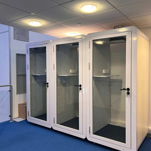 Pod Ufficio Prefabbricato Cabina Vocale Insonorizzata Ufficio In Alluminio Moderno Piccole Cabine Telefoniche Private Cabina Trasportabile con 3 Camere da Letto - Product Image 6
