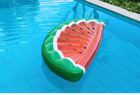Vente Chaude Bouée Gonflable en PVC en forme de Pastèque, Flotteur de Piscine, Radeau de Natation, Transat de Plage, Jouet de Bain
