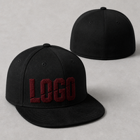 Cappello da Baseball Strutturato a 6 Pannelli Stile 59 con Etichetta Personalizzata, Streetwear Urbano Gotico con Ricamo 3D e Visiera Curva