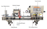 Machine de remplissage et de scellage automatique de canettes de boissons, de gobelets en aluminium pour la production de produits laitiers, de fromage, de mayonnaise, de beurre, de margarine, de yaourt