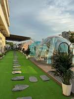Chambre transparente détachable chambre ciel étoilé tentes d'extérieur tentes dôme tentes de luxe hôtel PC glamping dômes dômes à bulles