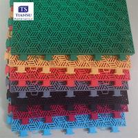 Terrain de basket de 25X12Foot avec tapis de sol imbriqué pour cour d'arrière-cour d'école