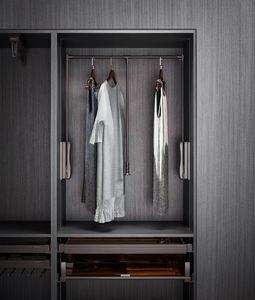 באיכות גבוהה מתכת עמיד למטה ארון מוט בגדים תליית בגדים מתלה ארון בגדים מתלה ארון בגדים - Product Image 6