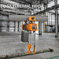Palans électriques à chaîne EQ 05-02, capacité de charge de 100 lb, 220V/380V-415V, câble en acier, hauteur de levage de 1,5m à 10m, vitesse de levage de 11m/min, neuf