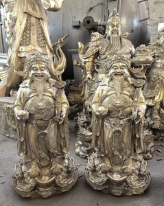 Tượng Phật nằm bằng đồng truyền thống, tượng Phật Niết bàn, đồ trang trí chùa/nhà - Product Image 5