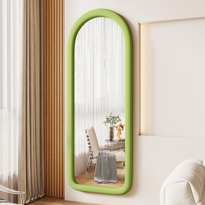 Grand miroir d'arche d'habillage pleine longueur pour décoration intérieure moderne LED personnalisé avec cadre métallique en verre et spots multifonctionnels pour usage domestique - Product Image 3