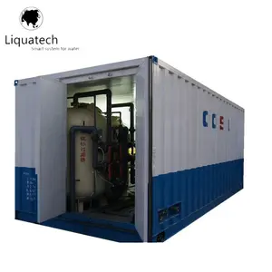 Easy transportation Containerized Mobile Containerized Sea Water Ro Desalt Treatment Systems for construction sites