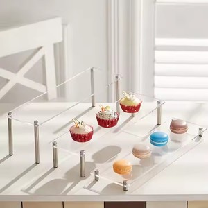Exhibidores de Acrílico para Buffet de Comida Personalizados, Soportes de Exhibición de Figuras de Acrílico, Exhibidores de Acrílico para Cupcakes y Postres, Vitrina de Acrílico para Panadería - Product Image 6