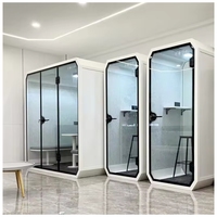 Dosettes de bureau acoustiques d'intérieur personnalisées Dosettes de travail Dosettes de réunion de bureau Cabine téléphonique pour l'école de bureau