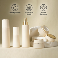Emballages cosmétiques, flacons et pots en verre rechargeables, 30g 50g, pompes à lotion, sérigraphie, série Montagne enneigée, crème pour le visage au riz