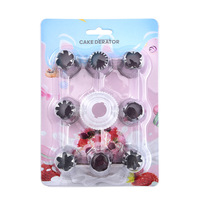 Ensemble de douilles russes en acier inoxydable pour la décoration de gâteaux à la crème - Kit de douilles sphériques pour outils de pâtisserie