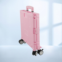 Chariot de marché en plastique à 4 roues avec poignée, multifonction, pliable, portable, pour le camping
