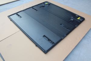 Couverture de benne tri-pliante robuste en alliage zinc-aluminium avec verrouillage pour Toyota 2019-2025, <span class=keywords><strong>Silverado</strong></span> et Ranger - Product Image 5