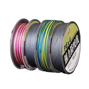 Pe Braided Fishing Line X4 Popular Ultra Fine Diameter Easy Handing Casting Carbon Fiber Fishing Net 8X Fishing Line Counter