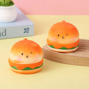 Muñeco Antiestrés Creativo de Comida, Tipo Hamburguesa, Personalizable, Popular en Internet - Product Image 3