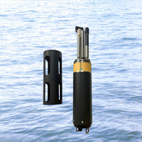 Instrument multiparamètre numérique RS485 personnalisé 7-en-1, capteur de qualité de l'eau en ligne, capteur d'eau de mer, étanche IP68, DC POM+SUS