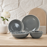Services de vaisselle en porcelaine céramique avec logo personnalisé, adaptés au lave-vaisselle