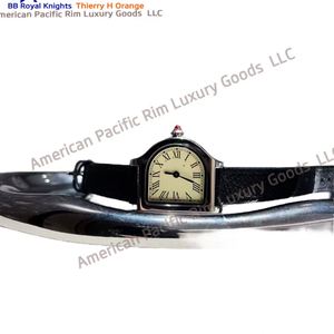 Hot Selling Luxury Fashion Retro Dial <b>Watch</b> with Stainless Steel <b>Case</b> Italian Leather Strap Quartz Movement Men Women Gift - Product Image 2