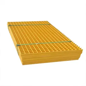 FRP outdoor plastic flooring sheet Fiberglass Deck Grating