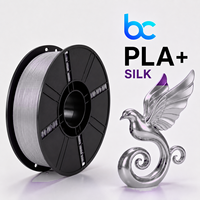 Filamen Printer 3D Becreative Silk PLA 1.75mm 1kg/gulung 15+ Warna Hasil Akhir Sutra Mengkilap Berkilau Daya Tahan Tinggi - Laris Terjual