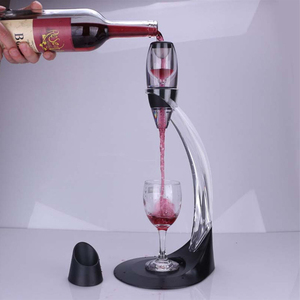 Rượu Vang Đỏ Chai Pourer Không Khí Thiết Lập Khí Di Động Nhanh Chóng <span class=keywords><strong>Decanter</strong></span> Pourer Và Nhanh Chóng <span class=keywords><strong>Decanter</strong></span> Spout Rượu <span class=keywords><strong>Aerator</strong></span> Pourer Bộ Quà Tặng - Product Image 2