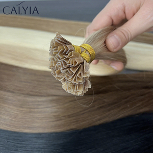 Extensions per capelli umani morbidi grezzi con cheratina pre-incollata, 100% cuticola integrale, a doppia trama, a punta I/V/<span class=keywords><strong>U</strong></span>/piatta, all'ingrosso - Product Image 1