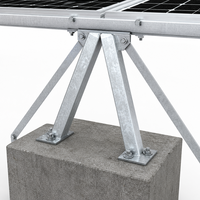 Système de montage au sol pour panneaux solaires CHIKO, support solaire en aluminium, système de montage au sol pour panneaux solaires photovoltaïques, OEM personnalisé