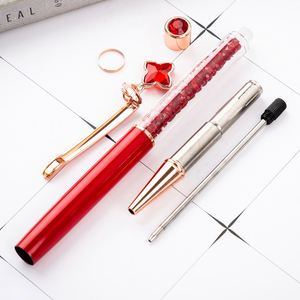 2022 Hot Wholesale New Design <b>Creative</b> Crystal Clove Mental Ballpoint Pen Promotional <b>Gift</b> Pens - Product Image 4