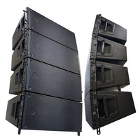 Amplificateurs de classe D 700W contrôlés par DSP actif HDL-20A, double caisson de basses, enceintes professionnelles à ligne acoustique double de 10 pouces, 8 ohms