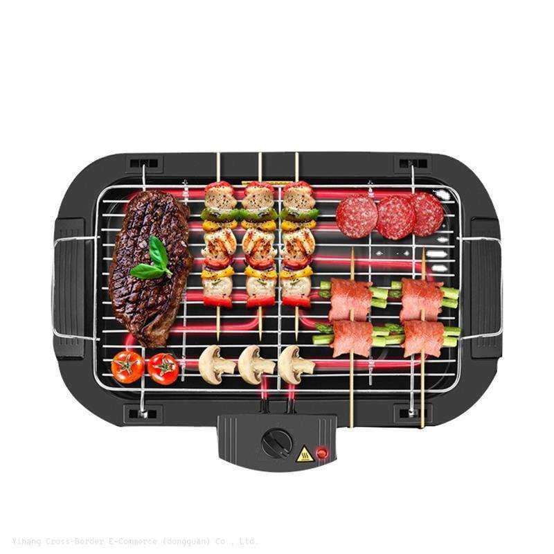 Hot Sale Indoor Electric BBQ Grill - Smokeless 3 in 1 Non-Stick Hot Pot ...
