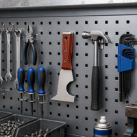 Spatule multi-usages en acier inoxydable SNC Pro 5-en-1, grattoir à peinture en acier inoxydable